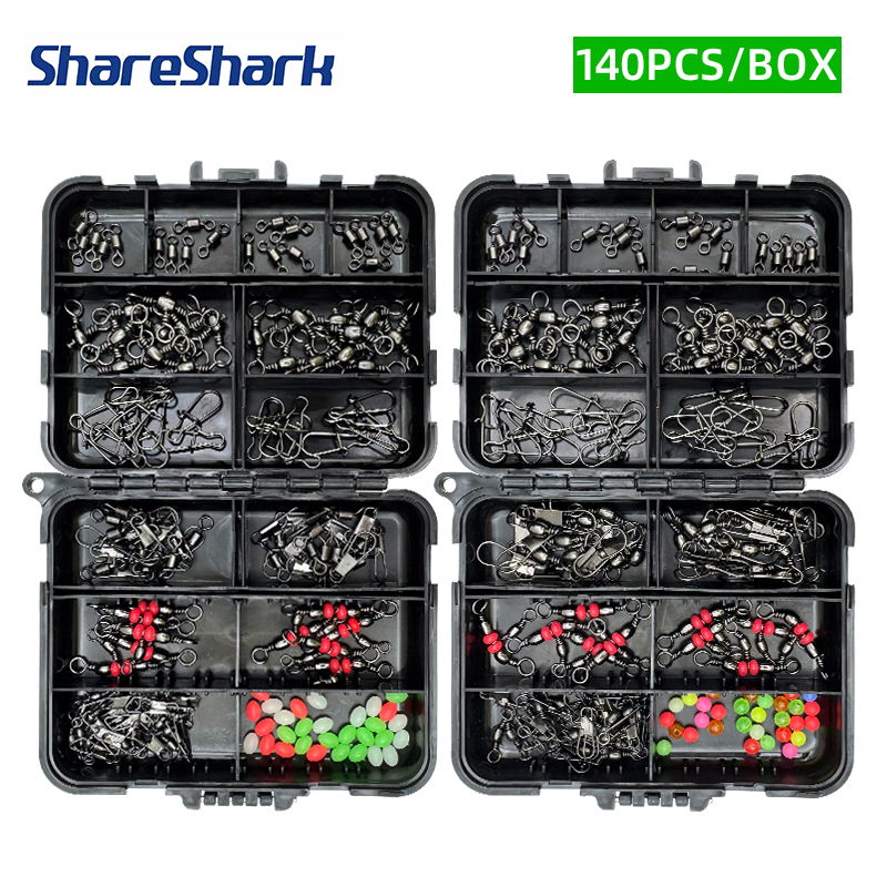 Fishing Rod Building Kit - ShareShark 140Pcs Fishing Accessory Set, Lure