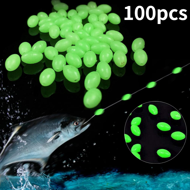 100pcs/lot Oval Night Luminous - Fishing Rod Building Kit ulasan dan harga