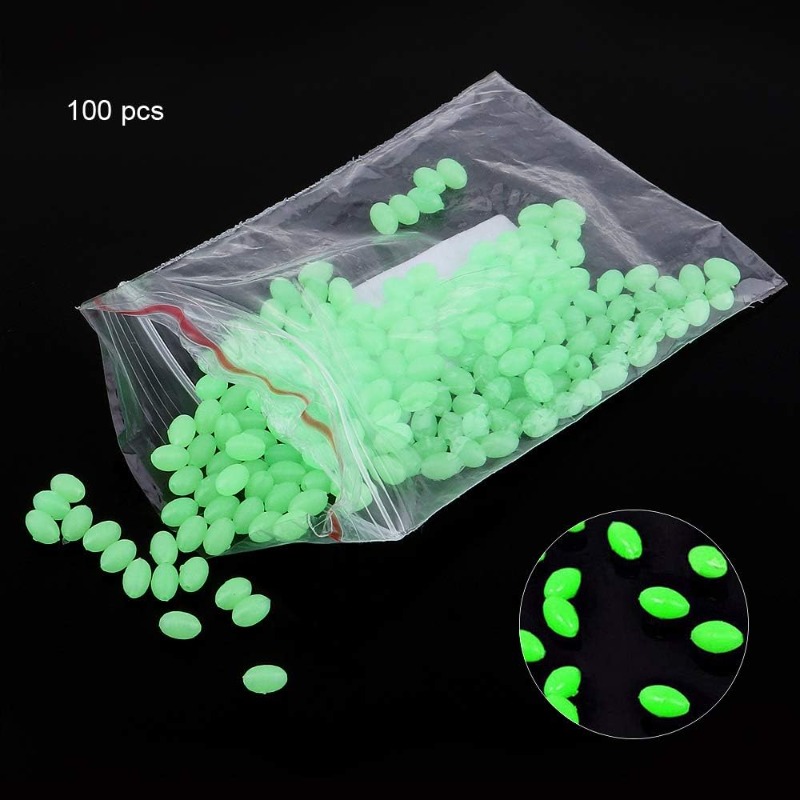 100pcs/lot Oval Night Luminous - Fishing Rod Building Kit ulasan dan harga