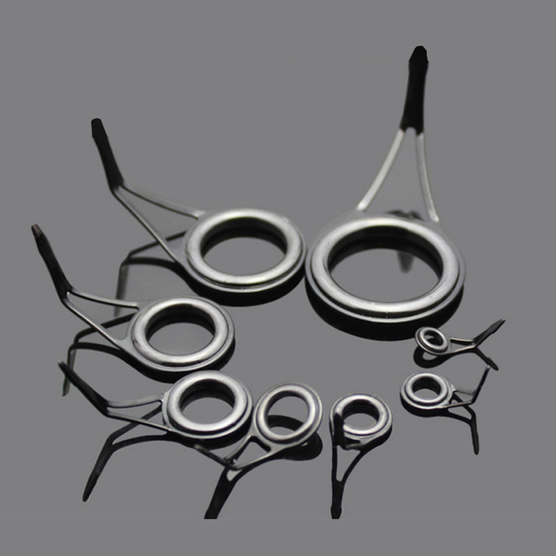 8pcs Fishing Rod Guide Rings A - Fishing Rod Building Kit ulasan dan harga