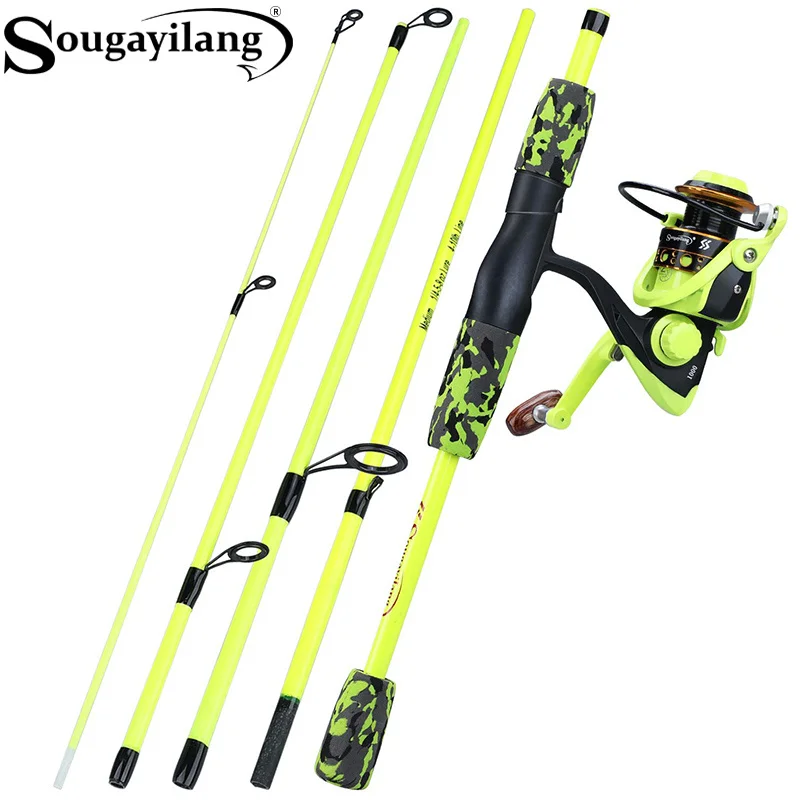 Sougayilang Portable 5 Section - Fishing Rod Spinning ulasan dan harga