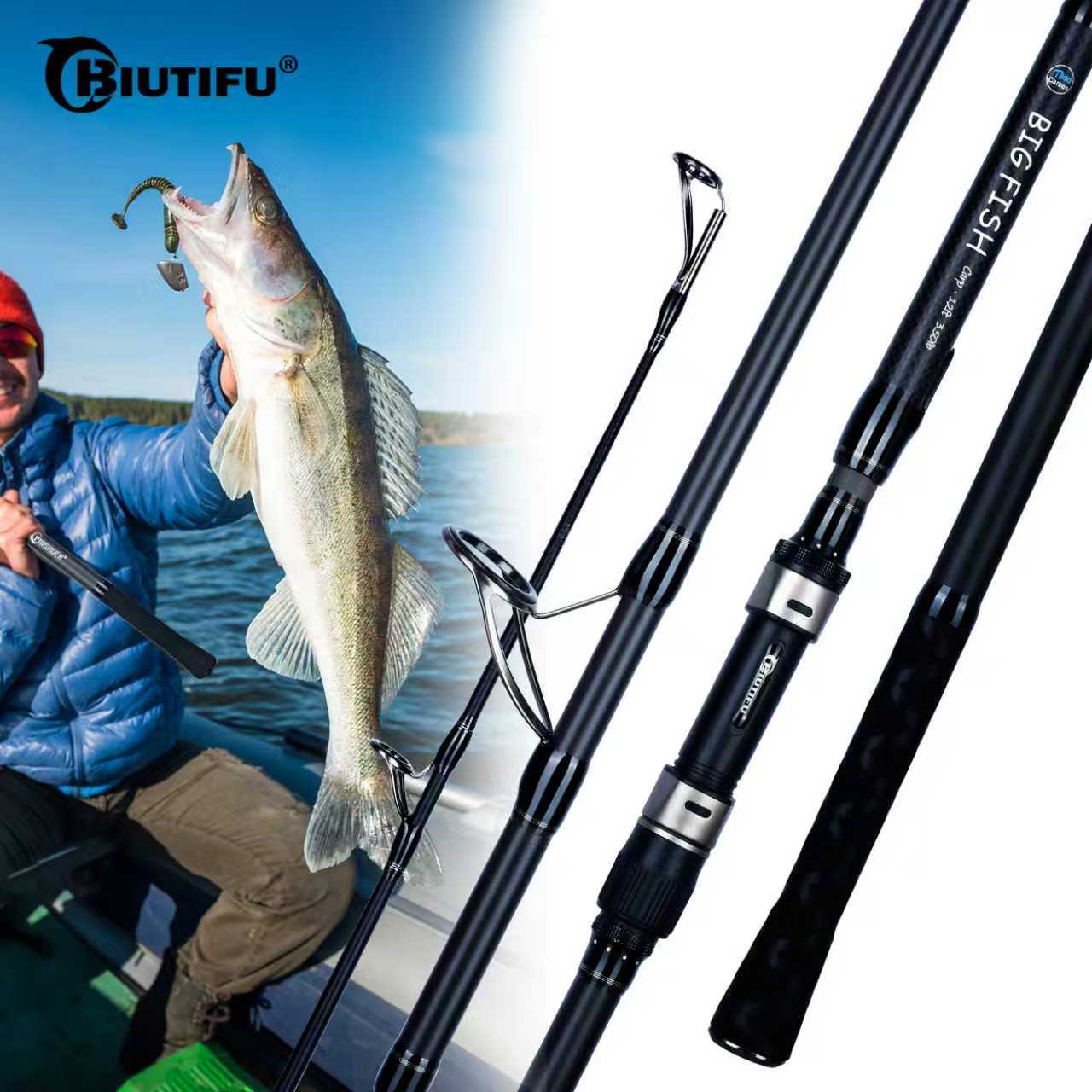 BIUTIFU BIGFISH Carp Surfcasti - Fishing Rod Surf ulasan dan harga