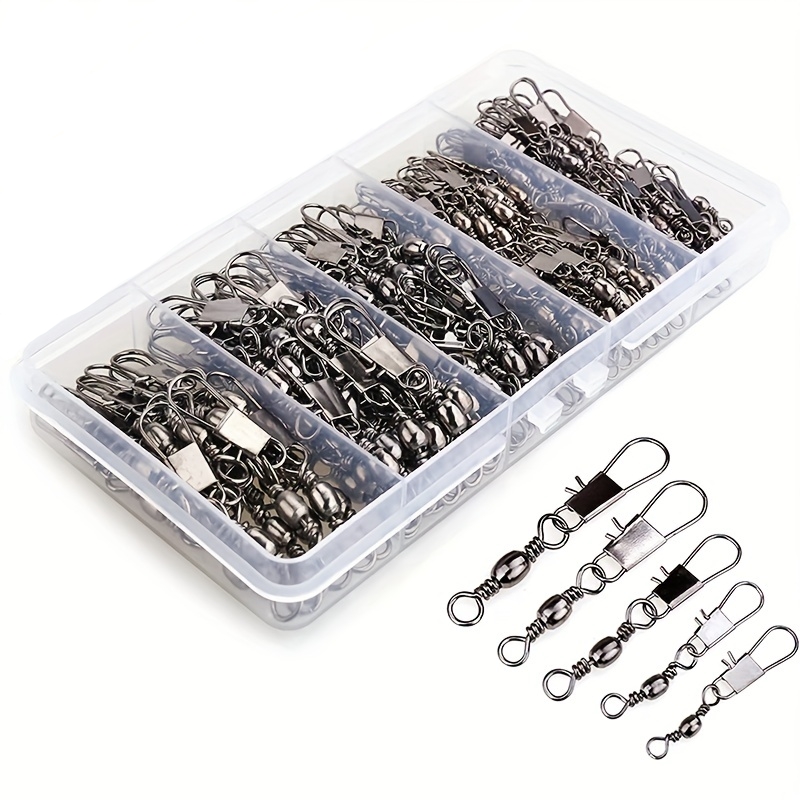 50/200pcs Barrel Snap Swivel F - Fishing Rod Building Kit ulasan dan harga
