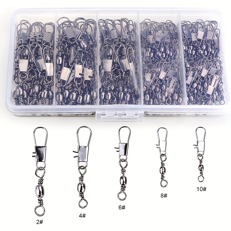 50/200pcs Barrel Snap Swivel F - Fishing Rod Building Kit ulasan dan harga