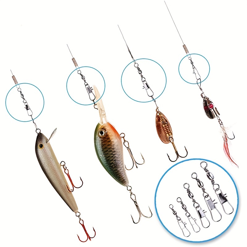 50/200pcs Barrel Snap Swivel F - Fishing Rod Building Kit ulasan dan harga